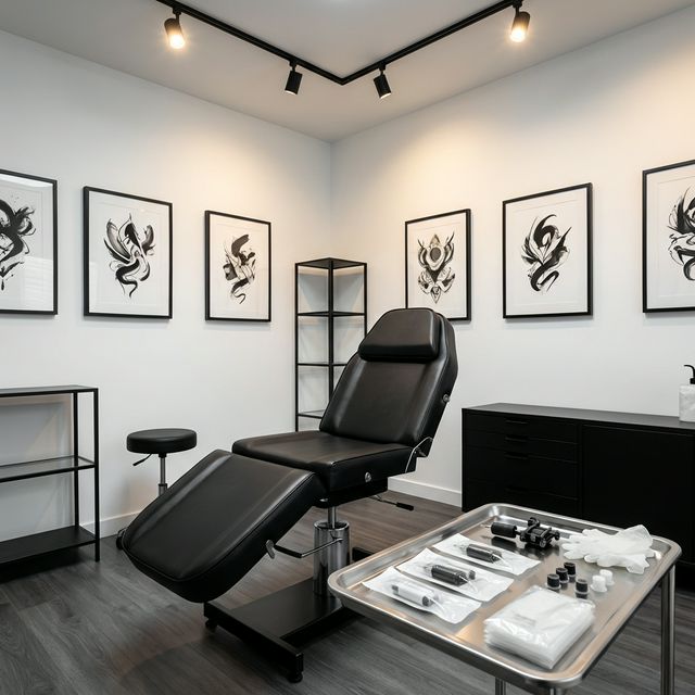 Amit Tattoo Studio Interior